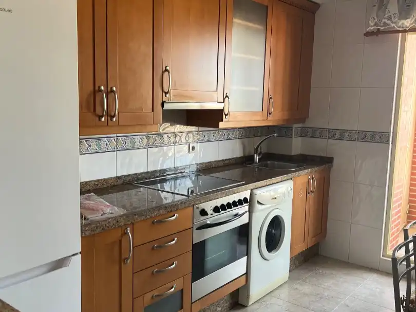 Kitchen of Flat for rent in Astorga  with Heating, Terrace and Storage room
