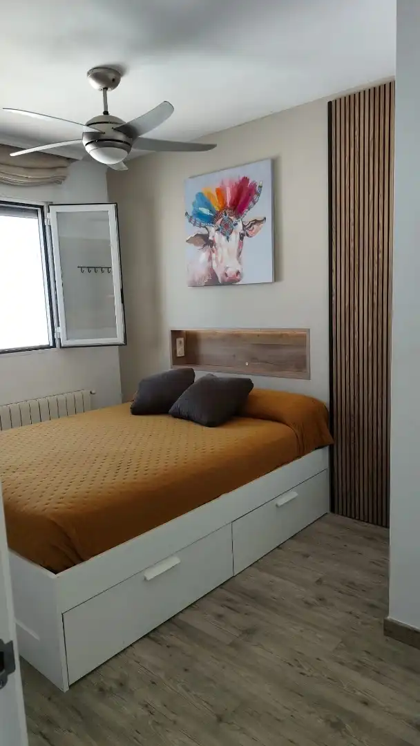 Attic for rent in Calle Reus, 5, San Pablo Bedroom of Attic for rent in Albacete with Air Conditioner, Heating and Terrace