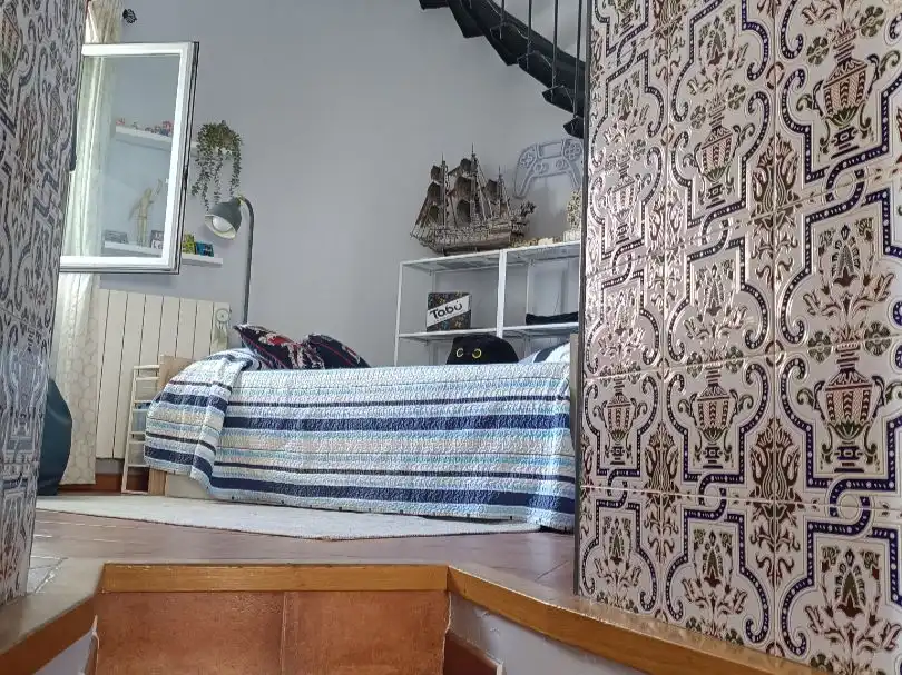 Flat for sale in Carrer Flos i Calcat, 163, Centre Bedroom of Flat for sale in El Masnou with Air Conditioner, Heating and Terrace