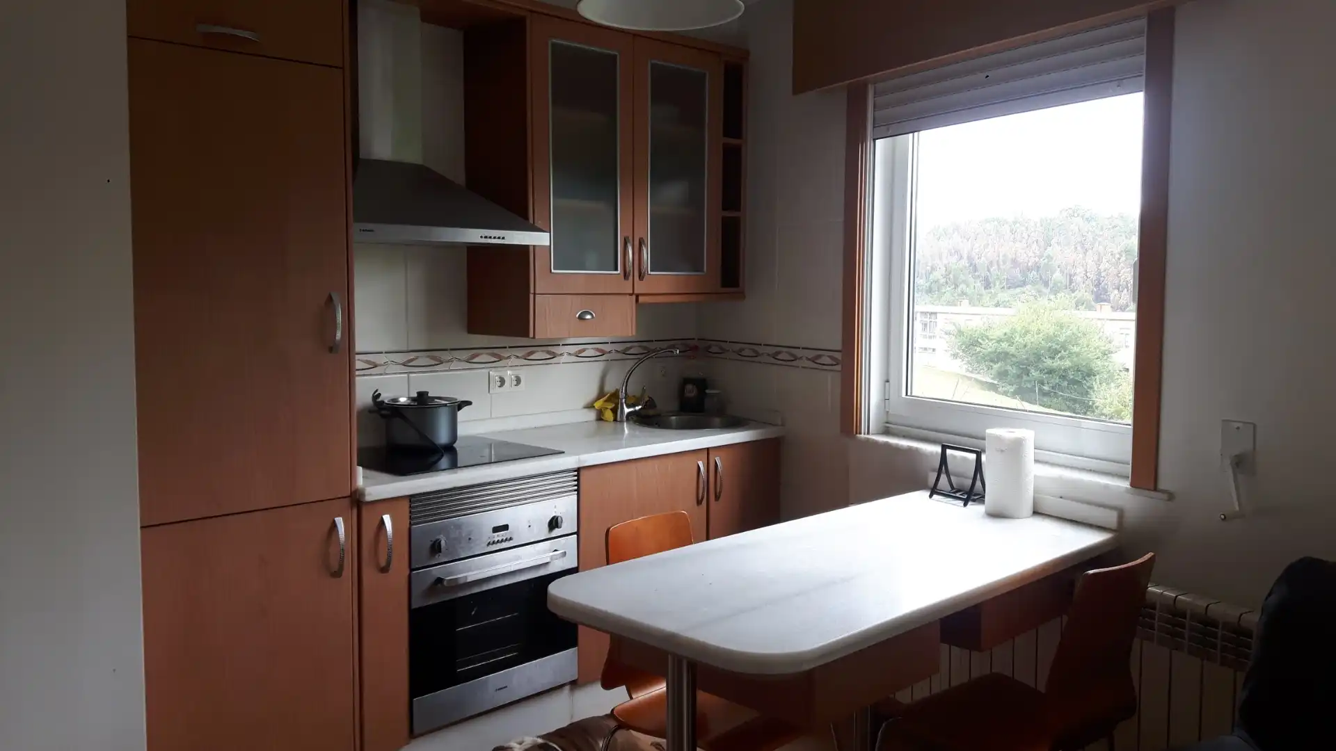 Piso de alquiler en Avenida de Barcelona, 20, Campus Sur - Santa Marta Cocina de Piso de alquiler en Santiago de Compostela con Calefacción, Parquet y Terraza