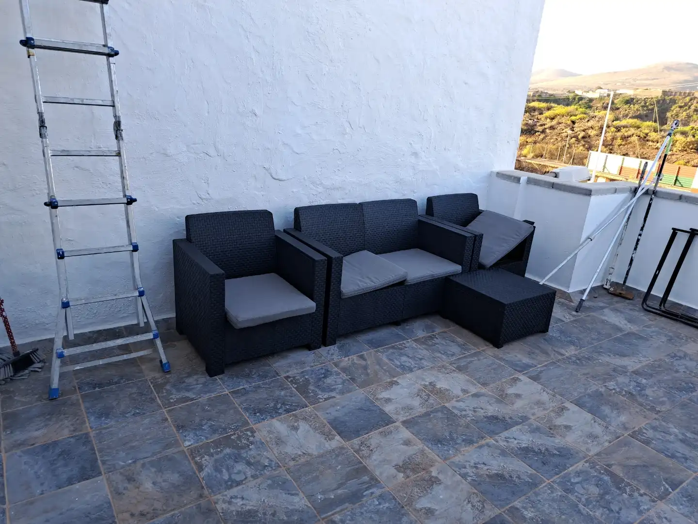 Ático de alquiler en Calle Alfonso XIII, 21, La Herradura - Balcón de Telde Terraza de Ático de alquiler en Telde con Terraza, Amueblado y Lavadora
