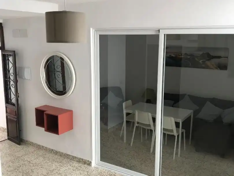 Einfamilien-Reihenhaus zur Miete in Calle Alpechín, 25, Osuna Esszimmer von Einfamilien-Reihenhaus zur Miete in Osuna mit Parkett, Terrasse und Möbliert