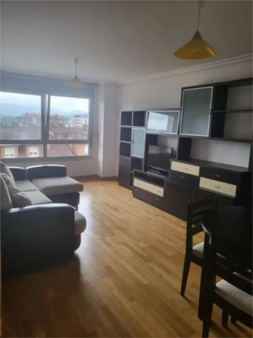 Sala de estar de Piso de alquiler en Oviedo  con Calefacción, Jardín privado y Trastero