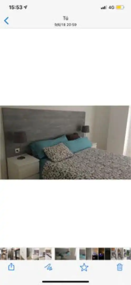 Schlafzimmer von Wohnungen zur Miete in Baiona mit Privatgarten und Möbliert