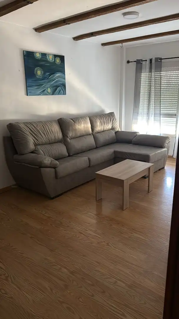 Living room of Flat for rent in Jerez de la Frontera  with Air Conditioner, Parquet flooring and Swimming Pool