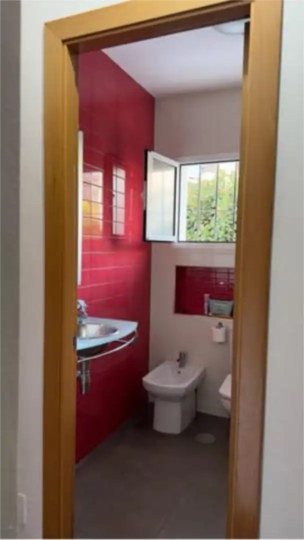 Flat for rent in Solymar Bathroom of Flat for rent in Benalmádena with Private garden