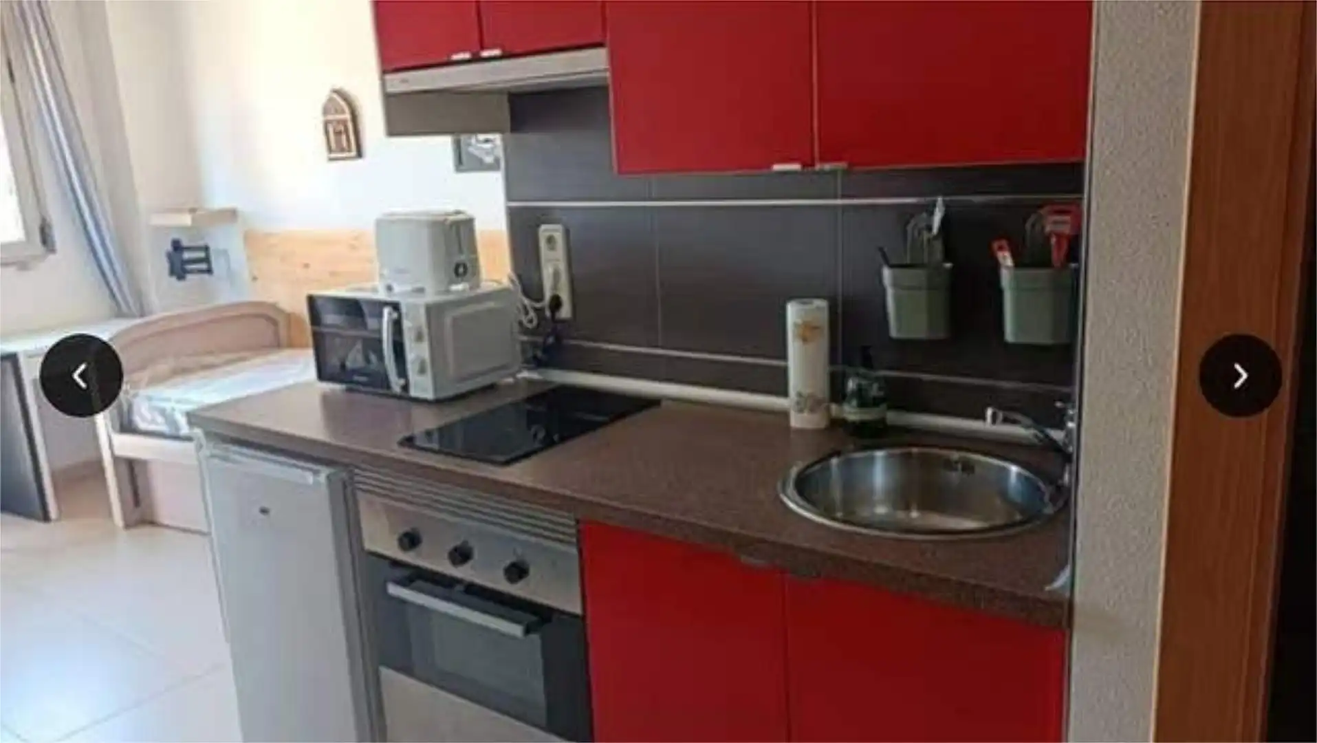 Study for rent in Juan Carlos I Kitchen of Study for rent in Murcia with Heating, Private garden and Furnished