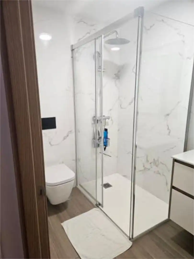 Apartamento de alquiler en Casco Histórico Baño de Apartamento de alquiler en Santiago de Compostela con Amueblado