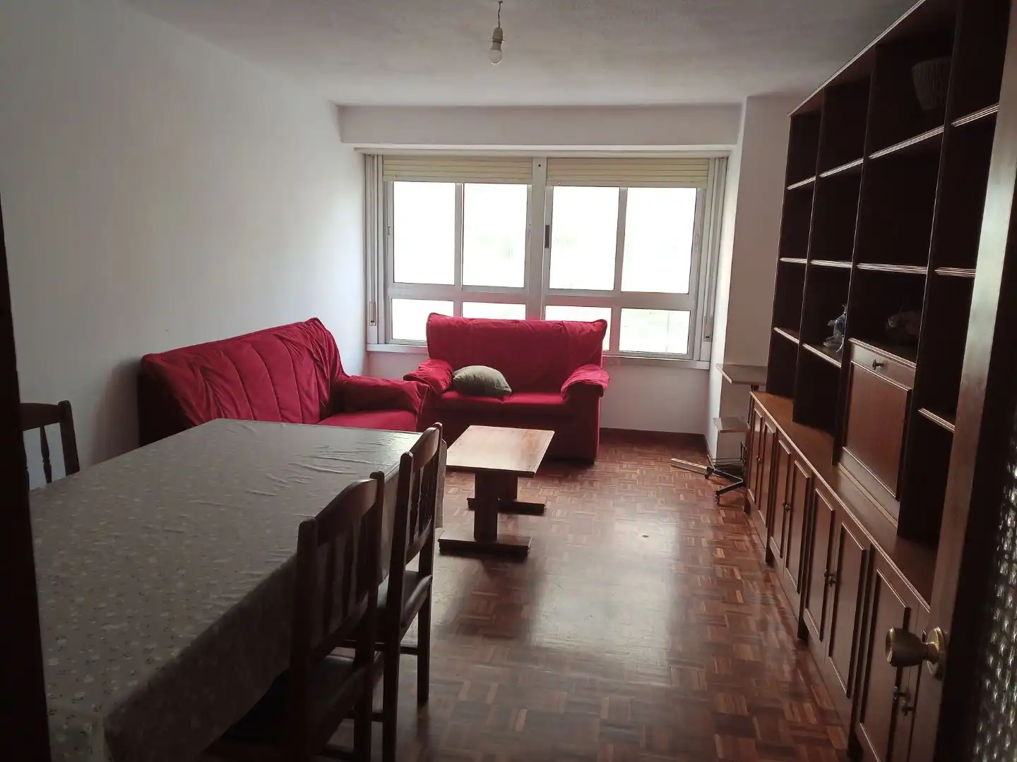 Piso de alquiler en Rúa Arquitecto Rey Pedreira, 2, Riazor - Visma Sala de estar de Piso de alquiler en A Coruña Capital con Parquet y Amueblado
