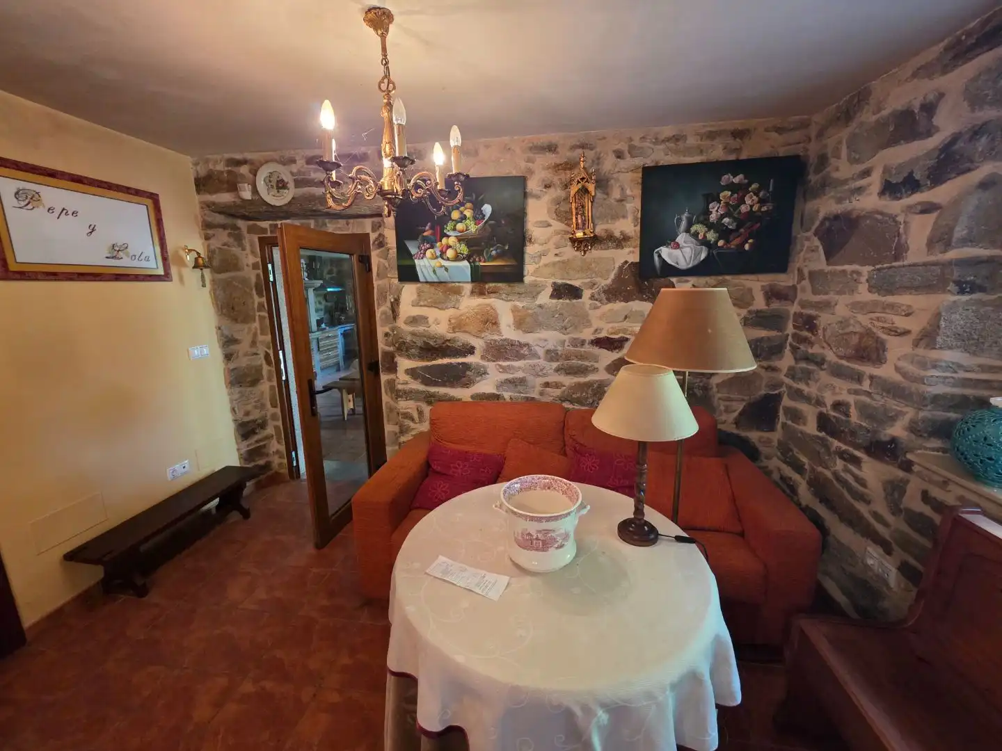 Casa o chalet en venta en DP-1406, 8, Cabana de Bergantiños Sala de estar de Casa o chalet en venta en Cabana de Bergantiños con Calefacción, Jardín privado y Parquet