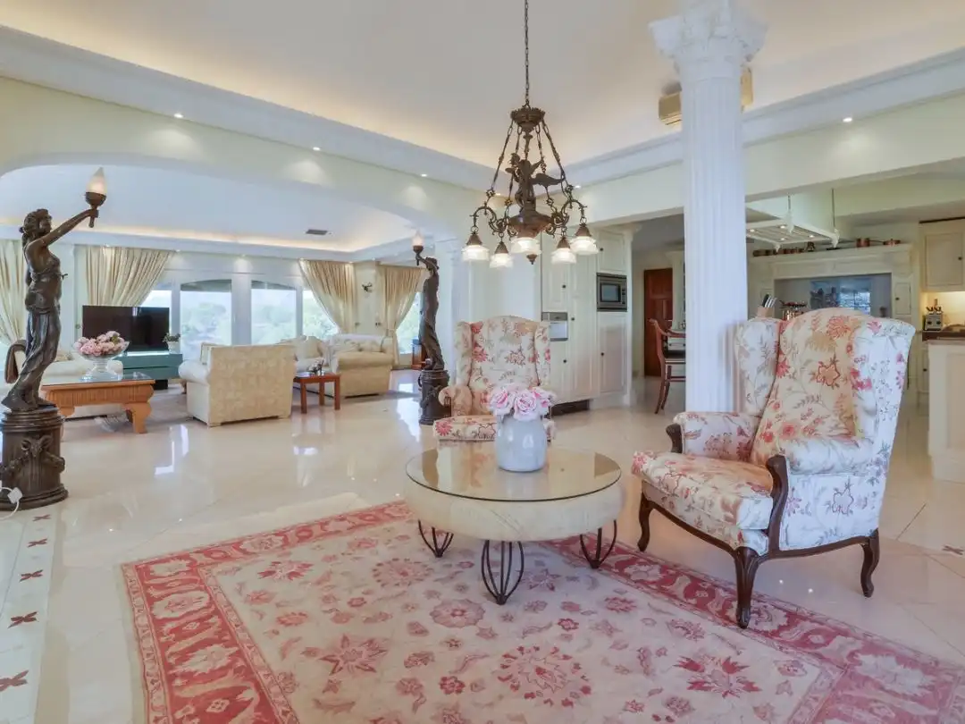 Casa o chalet en venta en Monte Molar, 54, L'Olla Sala de estar de Casa o chalet en venta en Altea con Aire acondicionado, Terraza y Piscina