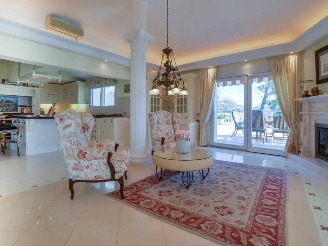 Casa o chalet en venta en Monte Molar, 54, L'Olla Sala de estar de Casa o chalet en venta en Altea con Aire acondicionado, Terraza y Piscina