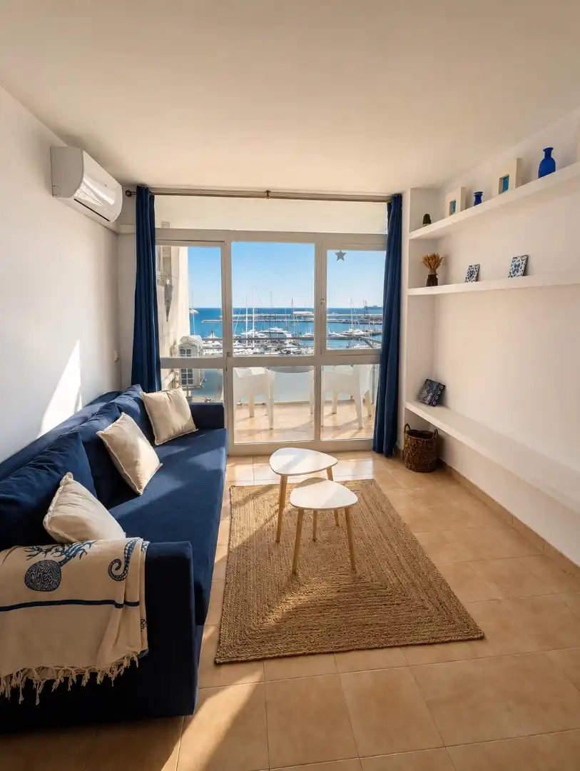 Piso de alquiler en Avinguda de Gabriel Roca, 35, El Terreno Sala de estar de Piso de alquiler en Palma de Mallorca con Aire acondicionado, Calefacción y Terraza