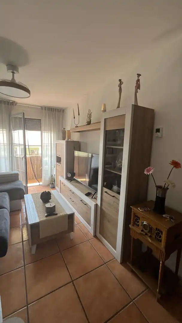 Flat for sale in Calle Saiz de Rueda, 1, Velilla de San Antonio Living room of Flat for sale in Velilla de San Antonio with Air Conditioner, Terrace and Balcony