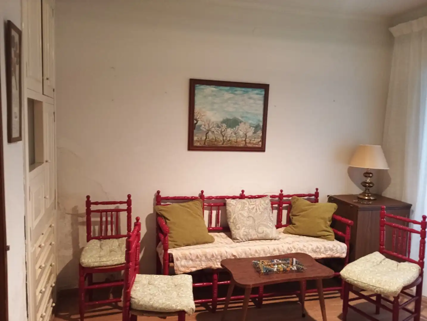 Sala d'estar de Casa adosada en venda en Torralba de Calatrava amb Calefacció, Jardí privat i Terrassa