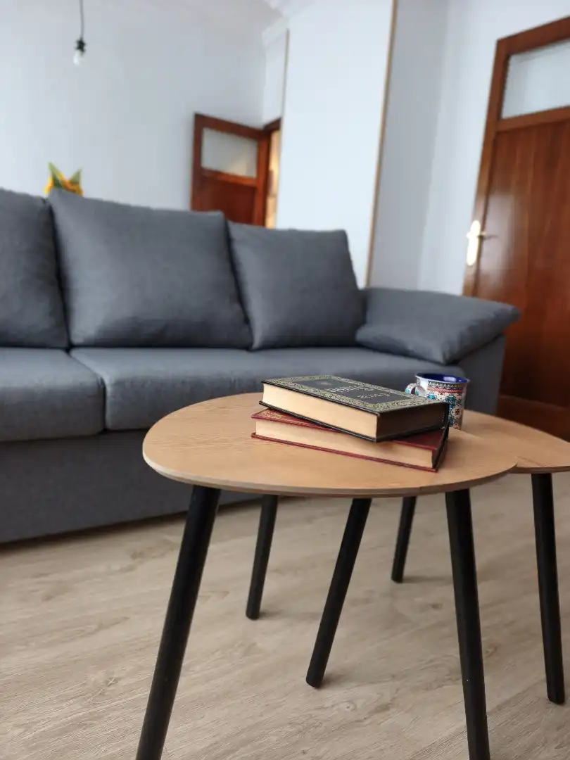 Wohnzimmer von Wohnung zur Miete in Langreo mit Heizung, Parkett und Möbliert
