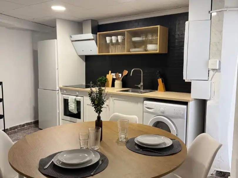 Room in Carrer Casa Blanca, 16, Centre - Zona Alta Kitchen of Flat for share in Alcoy / Alcoi with Heating and Furnished