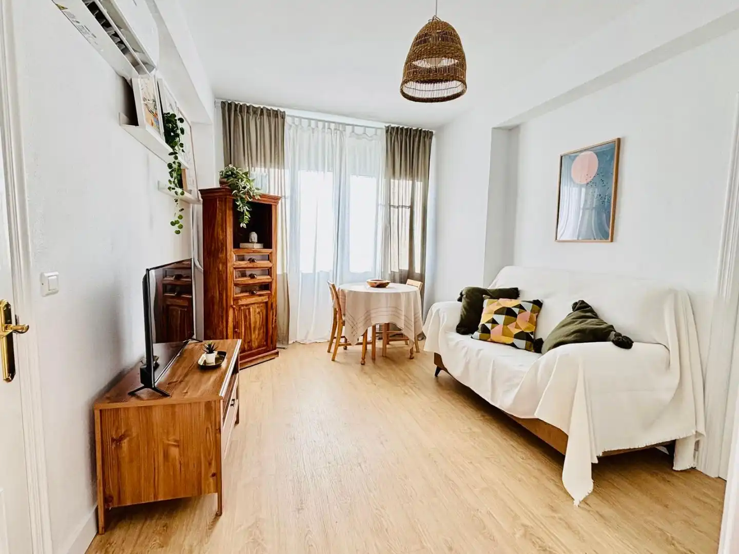 Sala de estar de Piso de alquiler en Mérida con Aire acondicionado, Calefacción y Terraza
