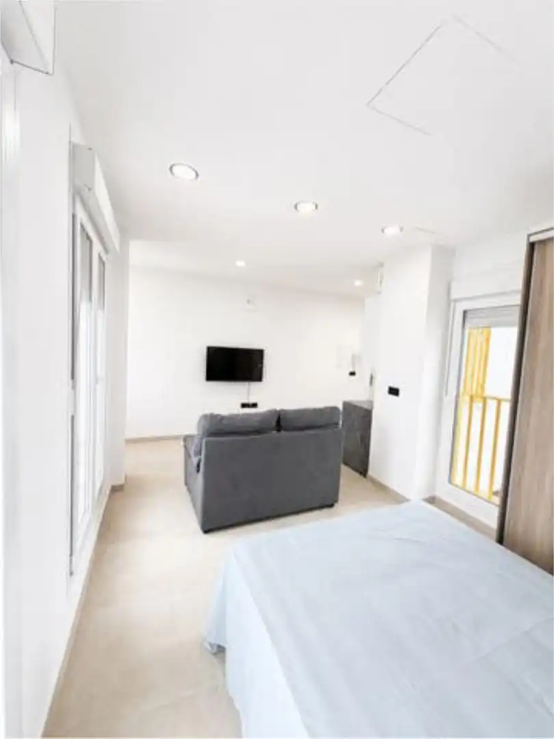 Living room of Apartments for rent in Espartinas  with Heating, Private garden and Furnished