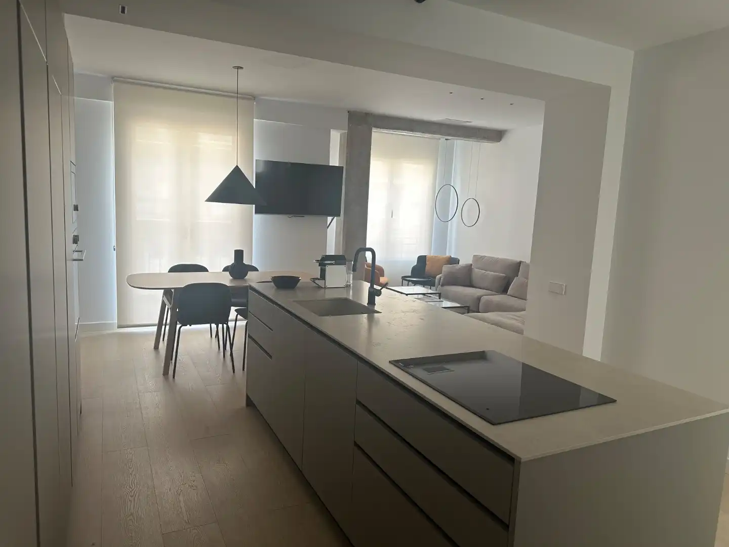 Wohnung zum Verkauf in Carrer del Mestre Racional, 6, Valencia Capital Küche von Wohnung zum Verkauf in Valencia Capital mit Klimaanlage und Balkon