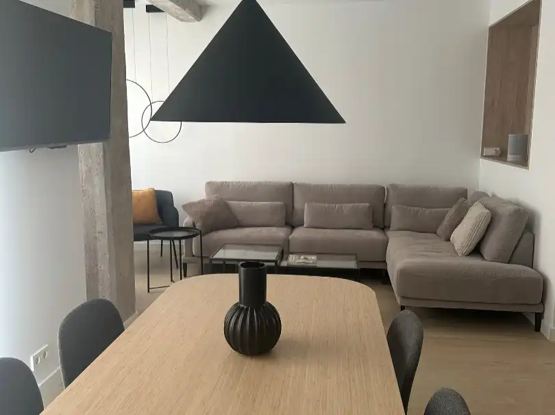 Wohnung zum Verkauf in Carrer del Mestre Racional, 6, Valencia Capital Wohnzimmer von Wohnung zum Verkauf in Valencia Capital mit Klimaanlage und Balkon