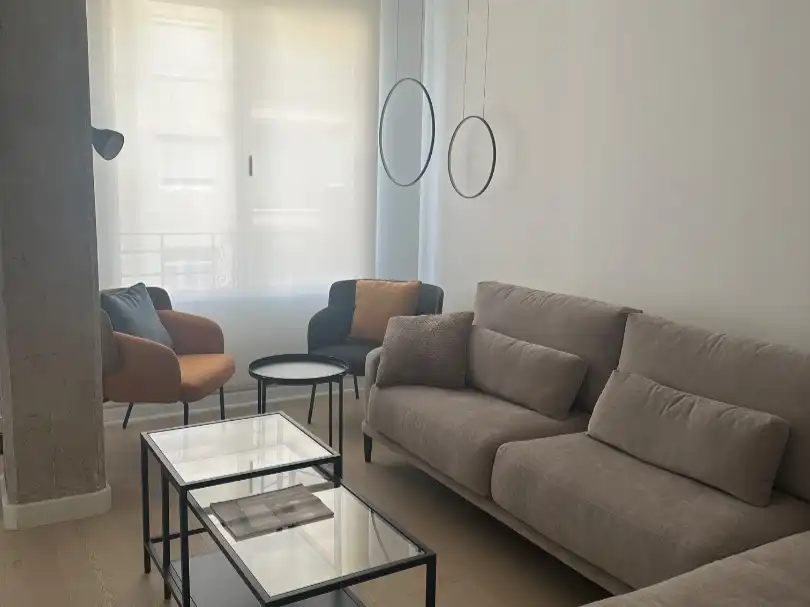 Wohnung zum Verkauf in Carrer del Mestre Racional, 6, Valencia Capital Wohnzimmer von Wohnung zum Verkauf in Valencia Capital mit Klimaanlage und Balkon