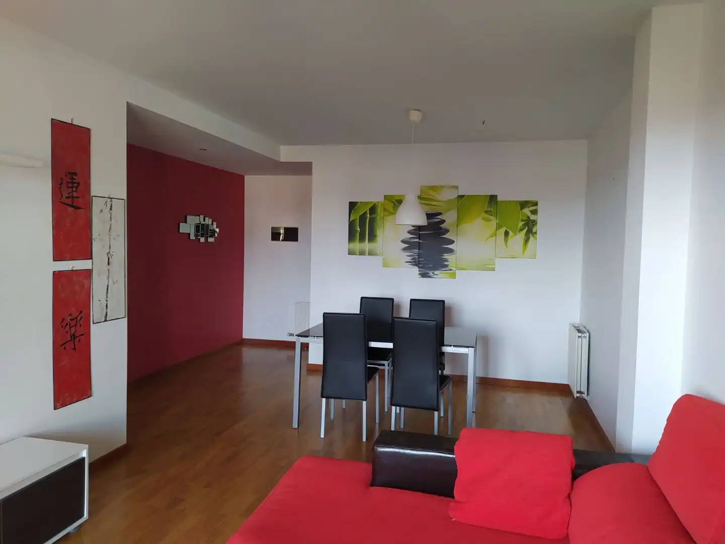 Sala d'estar de Apartament de lloguer en Golmayo amb Calefacció, Parquet i Terrassa