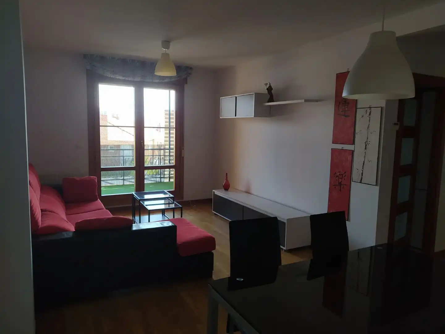 Sala d'estar de Apartament de lloguer en Golmayo amb Calefacció, Parquet i Terrassa