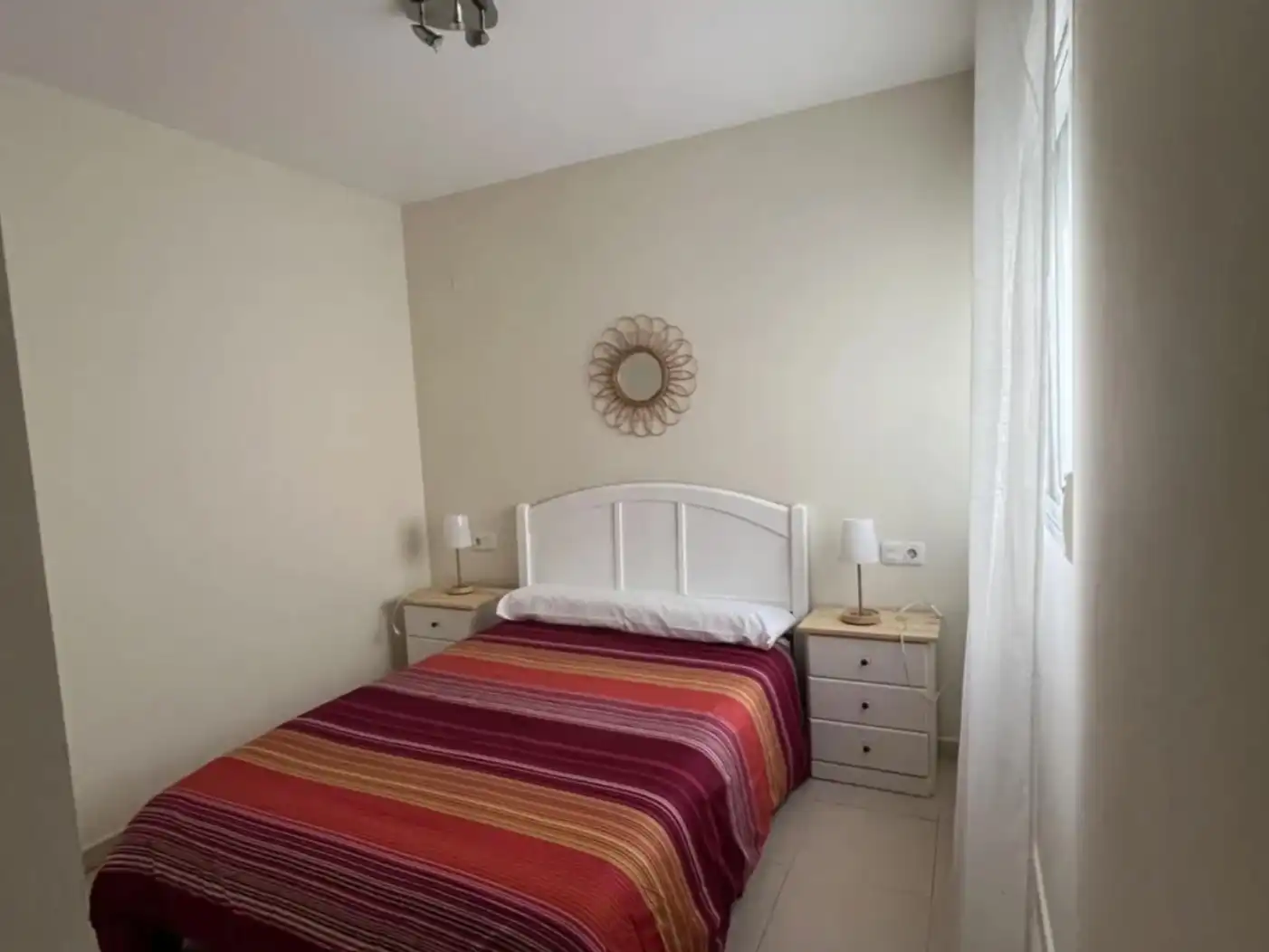 Flat for rent in Carrer del Vi de Carlon, 2, Zona Papa Luna - Platja del Gurugú Bedroom of Flat for rent in Benicarló with Air Conditioner, Heating and Storage room