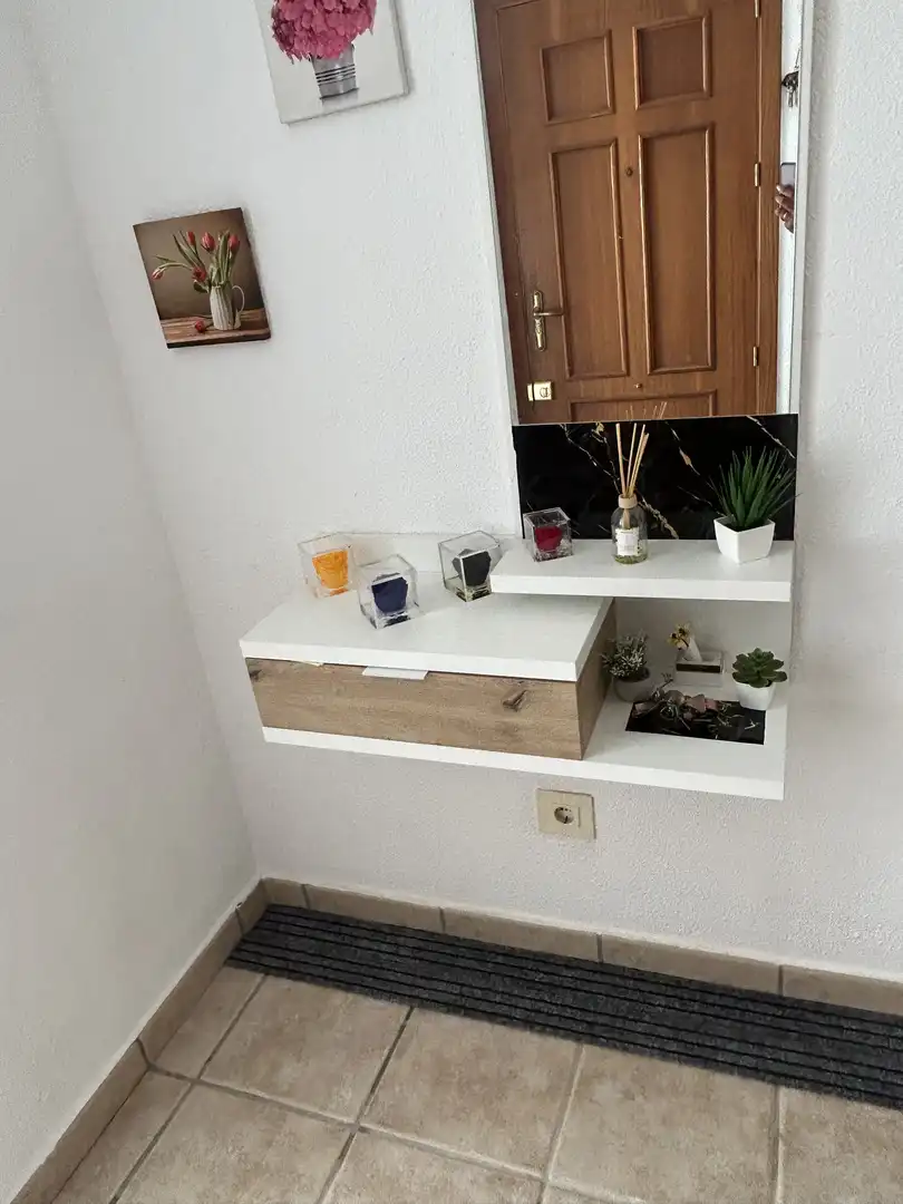 Flat for sale in Calle Príncipe de Asturias, Algueña Living room of Flat for sale in Algueña with Air Conditioner, Heating and Terrace