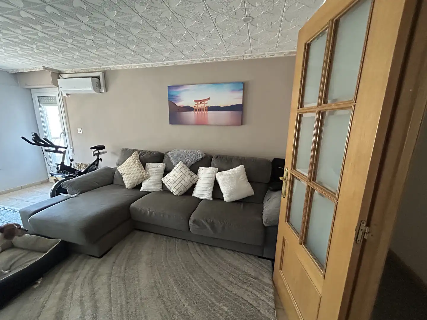 Flat for sale in Calle Príncipe de Asturias, Algueña Living room of Flat for sale in Algueña with Air Conditioner, Heating and Terrace