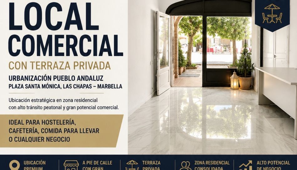 Geschaftsraum zur Miete in Avenida de Los Acebos, 11, Cabopino - Artola, Marbella - Bild 1 Foto 1 von Geschaftsraum zur Miete in Avenida de Los Acebos, 11, Cabopino - Artola, Marbella