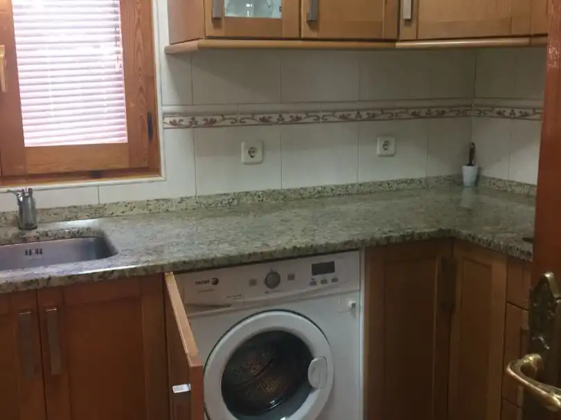 Cuina de Casa adosada de lloguer en Becerril de la Sierra amb Calefacció, Terrassa i Balcó