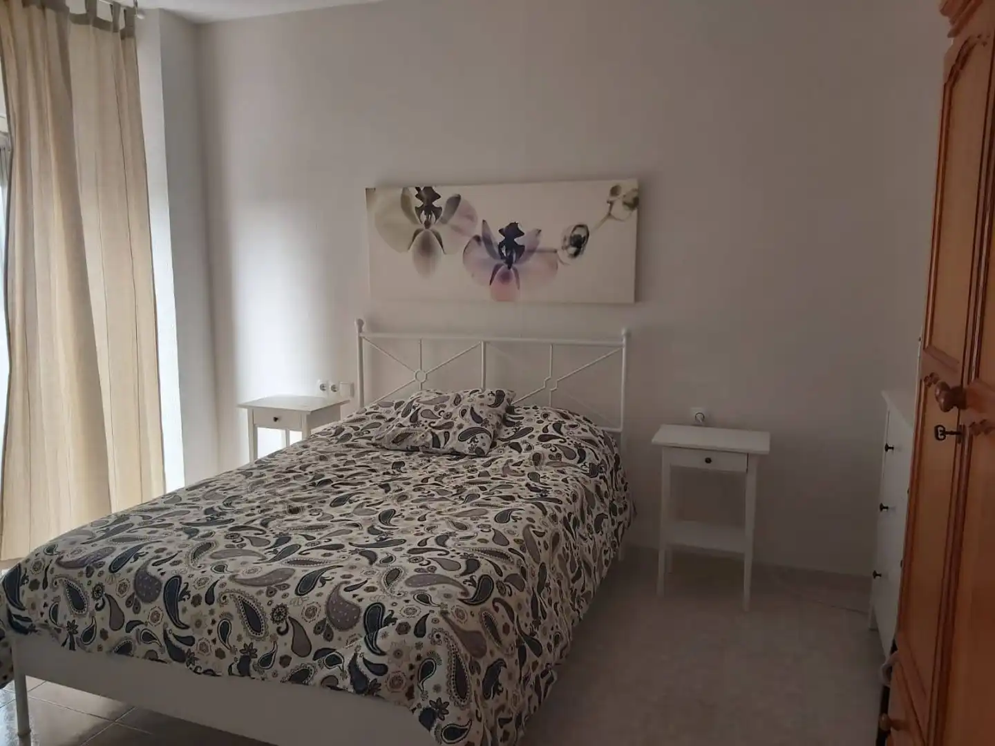 Dormitori de Apartament de lloguer en Sevilla amb Aire condicionat, Calefacció i Terrassa