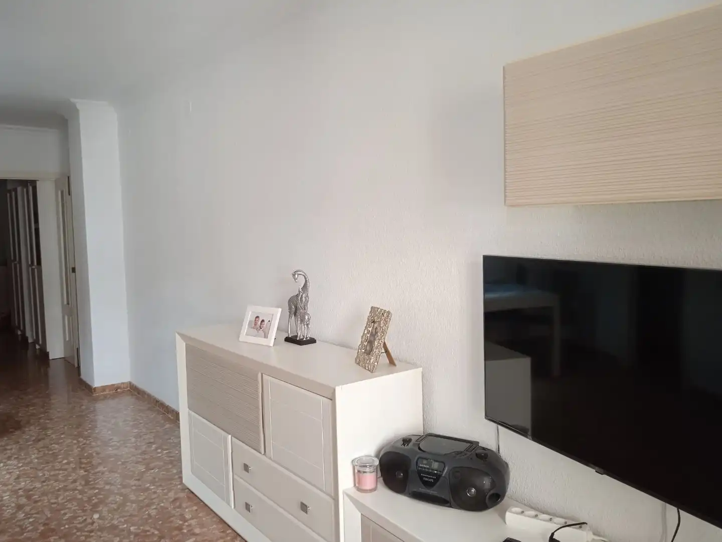 Living room of Flat for rent in Huelva  with Air Conditioner, Heating and Furnished