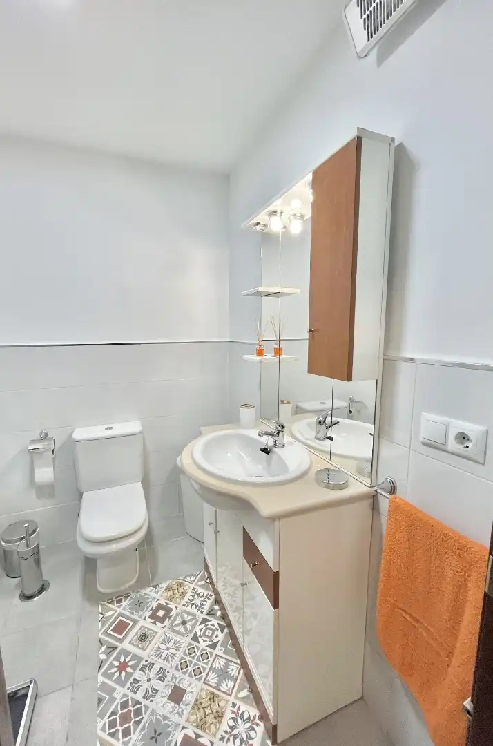 Piso de alquiler en Rúa de San Ignacio de Loyola, 17, Campus Sur - Santa Marta Baño de Piso de alquiler en Santiago de Compostela con Amueblado, Horno y Lavadora