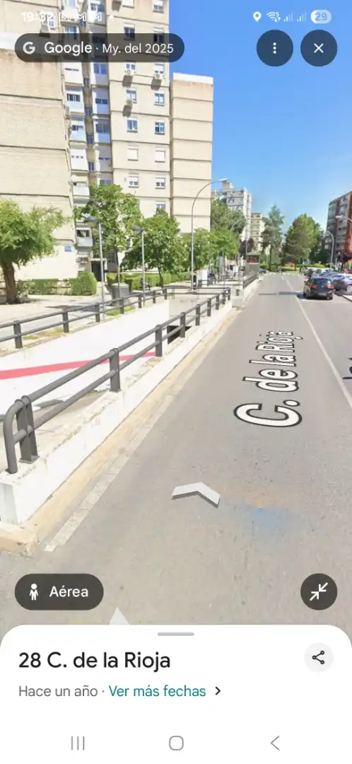 Vista exterior de Garatge de lloguer en Leganés
