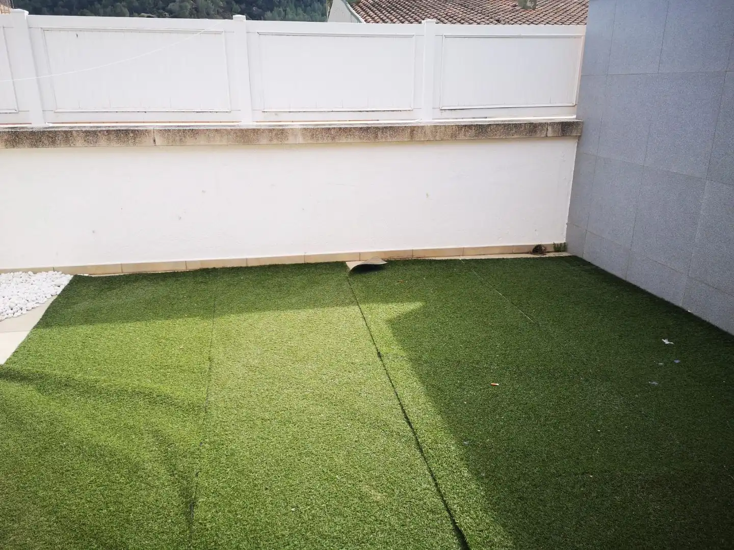 Einfamilien-Reihenhaus zur Miete in Carrer Francesc Guitart, 13, Cervelló Terrasse von Einfamilien-Reihenhaus zur Miete in Cervelló mit Heizung, Parkett und Terrasse