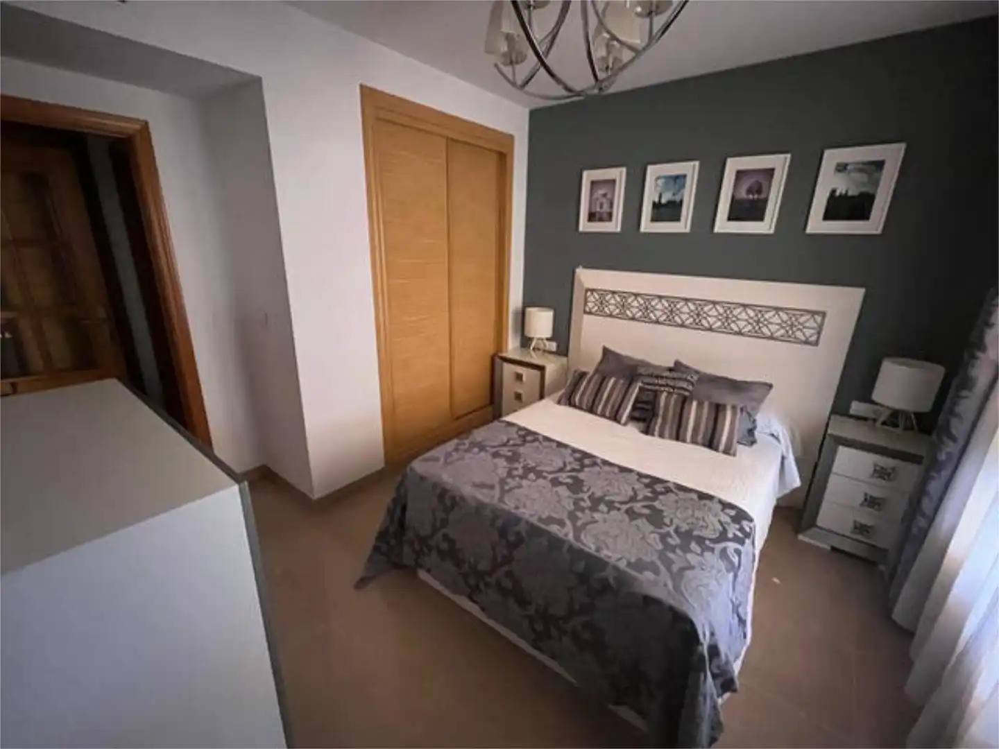 Wohnung zur Miete in Cerrillo de Maracena - Periodistas Schlafzimmer von Wohnung zur Miete in Granada mit Heizung, Privatgarten und Terrasse