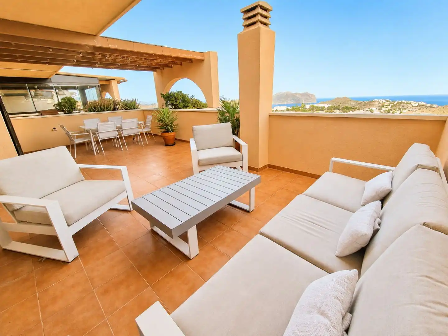 Apartamento de alquiler en Urbanización Collados Zieschang, 18a, Águilas Terraza de Apartamento de alquiler en Águilas con Aire acondicionado, Terraza y Piscina