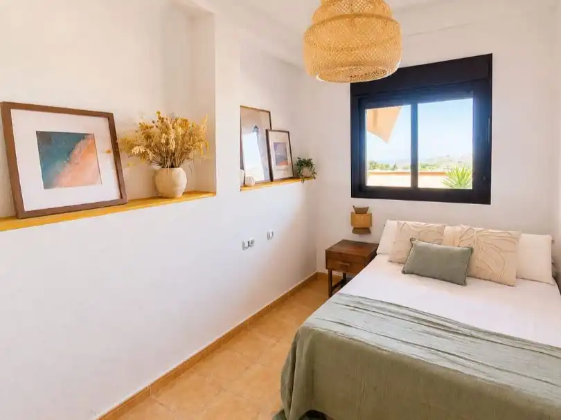 Apartamento de alquiler en Urbanización Collados Zieschang, 18a, Águilas Habitación de Apartamento de alquiler en Águilas con Aire acondicionado, Terraza y Piscina