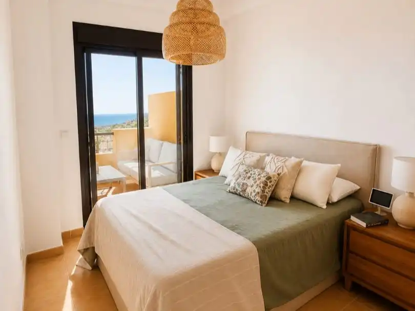 Apartamento de alquiler en Urbanización Collados Zieschang, 18a, Águilas Habitación de Apartamento de alquiler en Águilas con Aire acondicionado, Terraza y Piscina