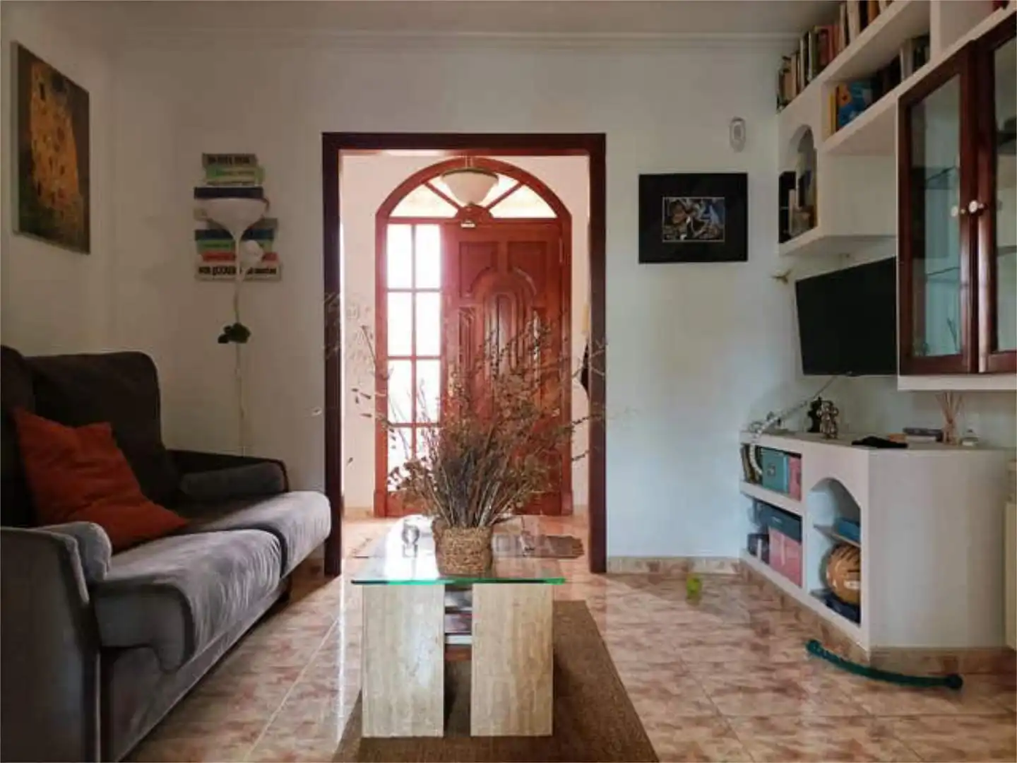 Sala de estar de Casa adosada en venta en Marratxí con Terraza