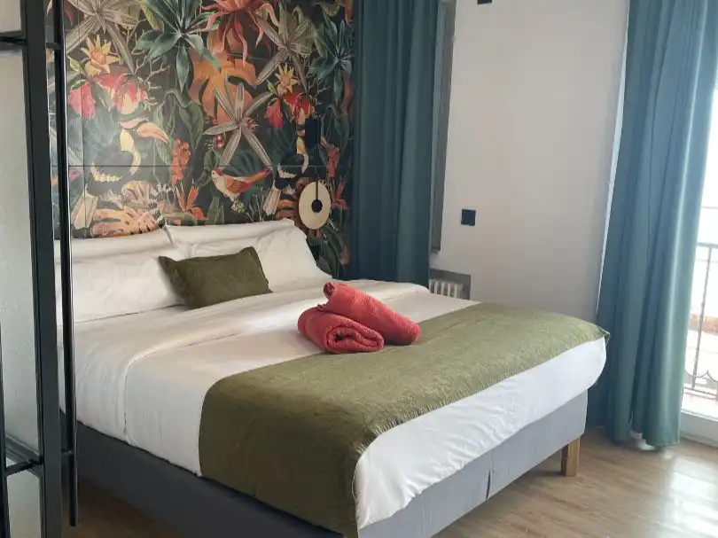 Dormitori de Loft de lloguer en Madrid amb Aire condicionat, Parquet i Moblat
