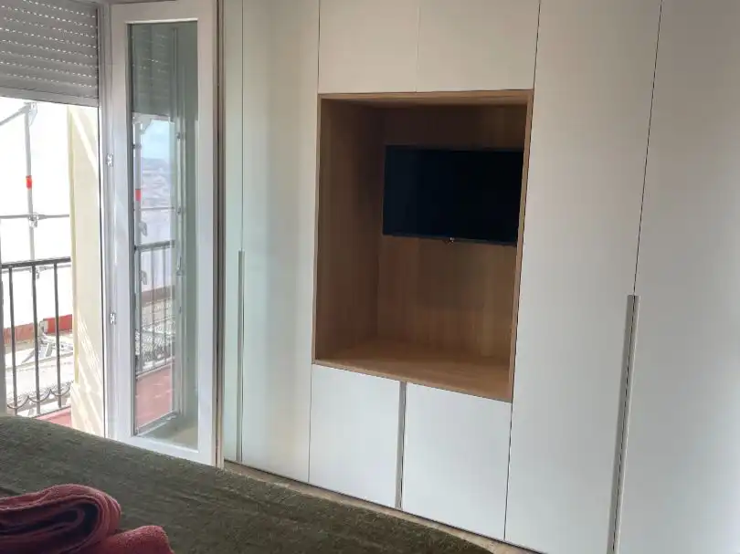 Dormitori de Loft de lloguer en Madrid amb Aire condicionat, Parquet i Moblat