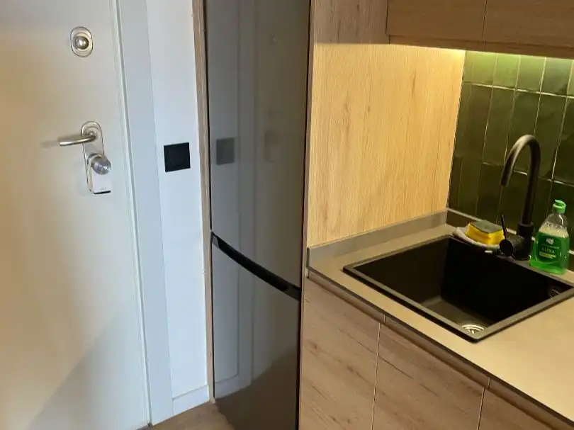 Cuina de Loft de lloguer en Madrid amb Aire condicionat, Parquet i Moblat