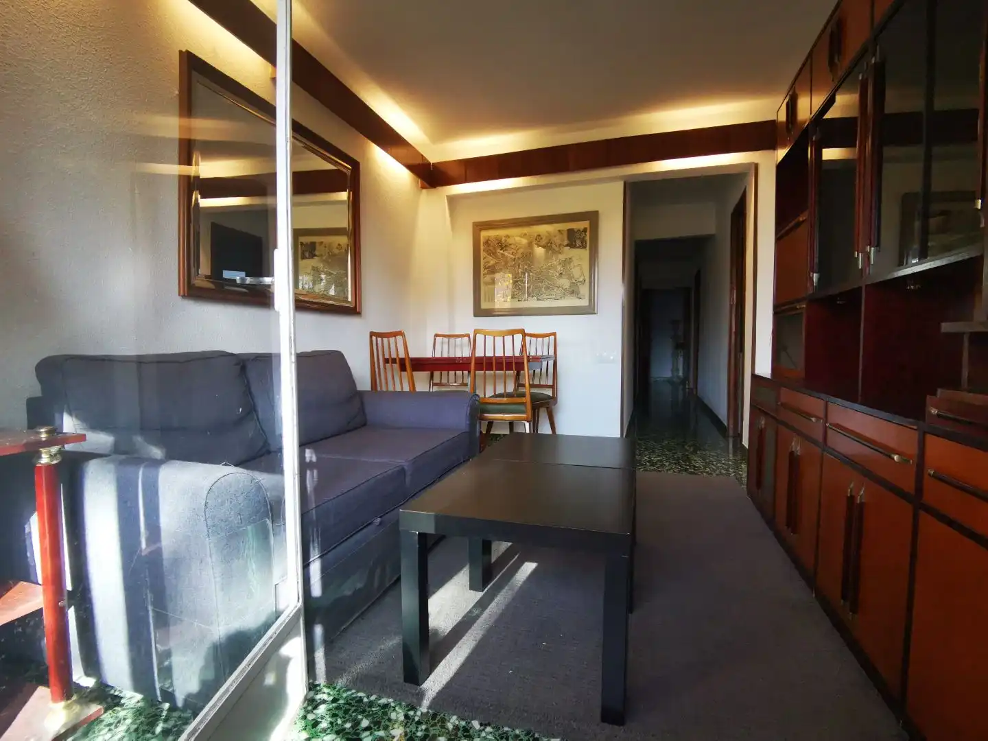 Pis de lloguer a Avenida de Valladolid, 7, Casa de Campo Sala d'estar de Pis de lloguer en Madrid amb Calefacció, Terrassa i Moblat