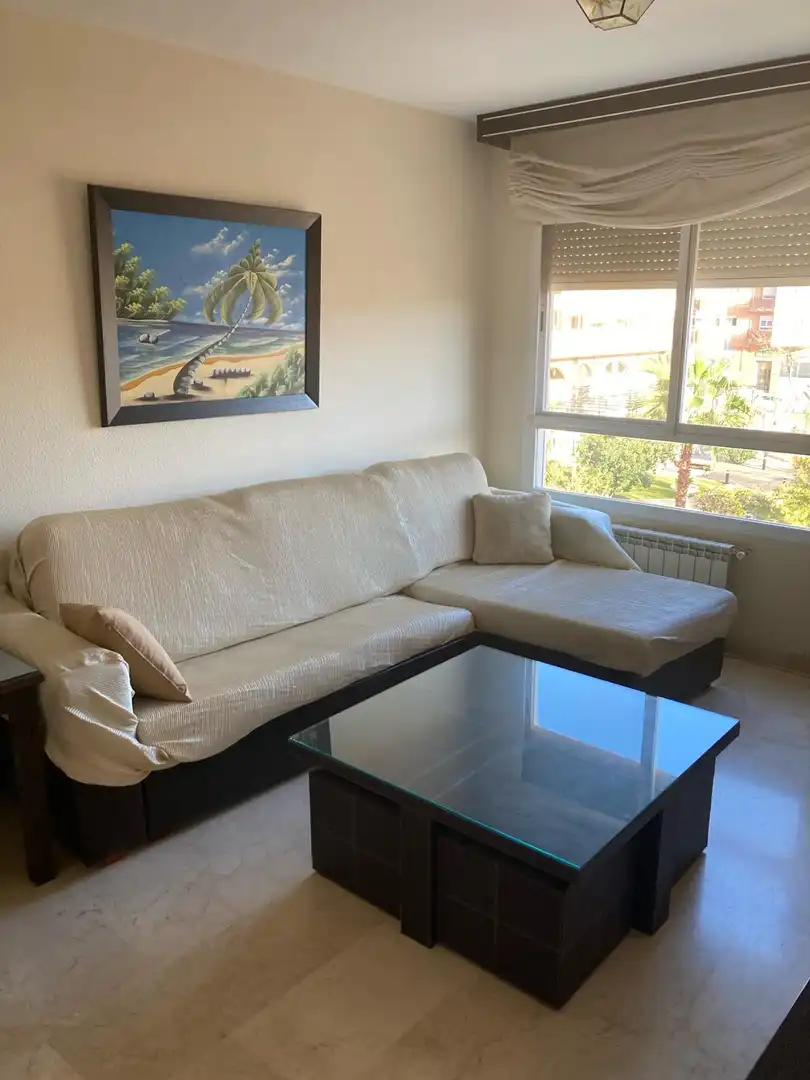 Flat for rent in Calle Godofredo Ortega y Muñoz, 39, Valdepasillas - La Paz - Huerta Rosales Living room of Flat for rent in Badajoz with Air Conditioner, Heating and Private garden