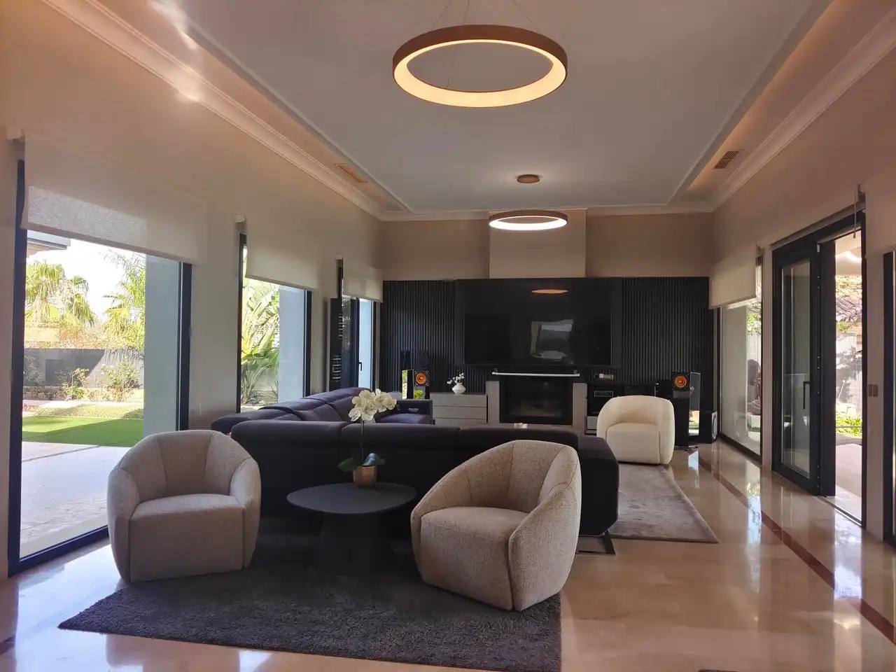 Wohnung zum Verkauf in Avenida del Rosario, 6, El Rosario - Ricmar Wohnzimmer von Wohnung zum Verkauf in Marbella mit Klimaanlage, Heizung und Privatgarten
