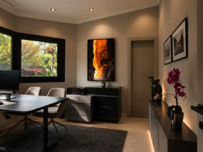 Wohnung zum Verkauf in Avenida del Rosario, 6, El Rosario - Ricmar Wohnzimmer von Wohnung zum Verkauf in Marbella mit Klimaanlage, Heizung und Privatgarten